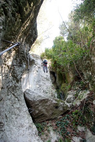 Schluchtklettersteig Drena