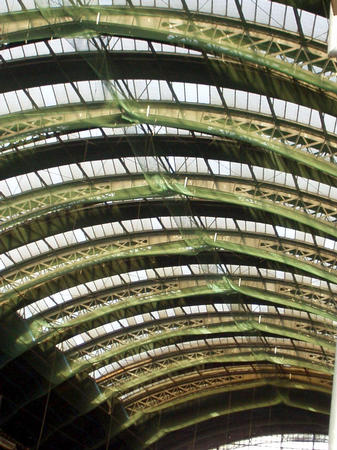 roof of Frankfurt trainstation