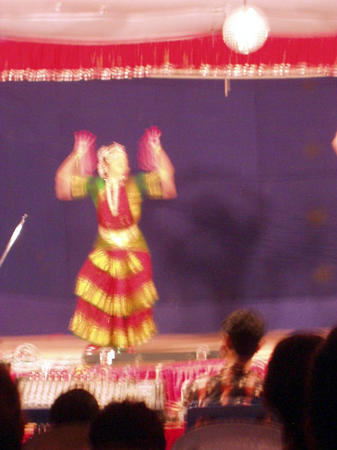 Show program during Puja festivities