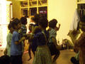 kids dancing in front of the idols