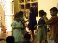 kids dancing in front of the idols