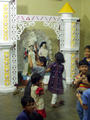 kids dancing in front of the idols