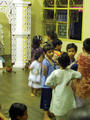 kids dancing in front of the idols