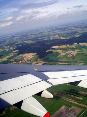 Abflug in Muenchen