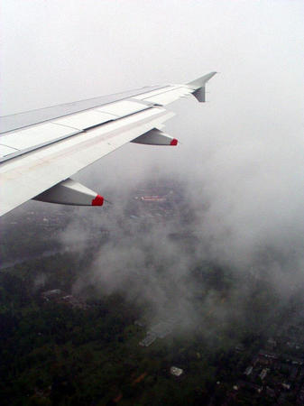 Anflug auf London 