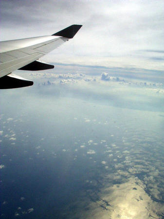 Anflug auf Singapur