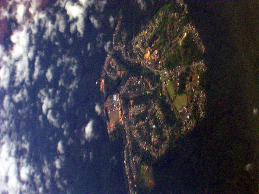 Anflug auf Singapur
