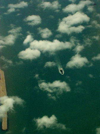 Anflug auf Singapur