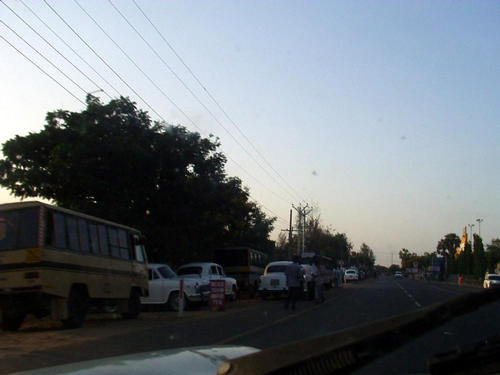 Strassenszene auf dem Weg nach Madras