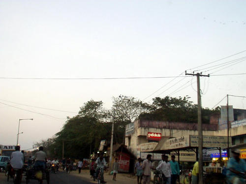Strassenszene auf dem Weg nach Madras