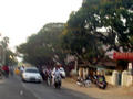 Strassenszene auf dem Weg nach Madras