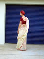 Saree 'wrong' way round