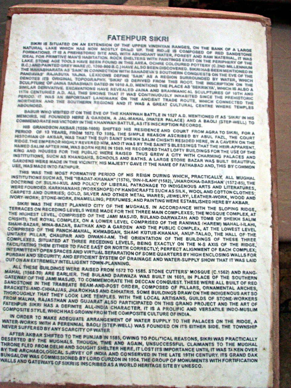 Fatehpur Sikri