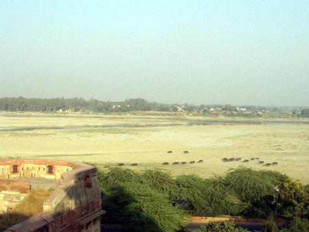Blick ueber den Yamuna