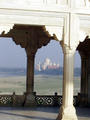 Blick zum Taj Mahal