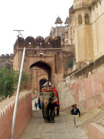 Elephantentransport ins Fort