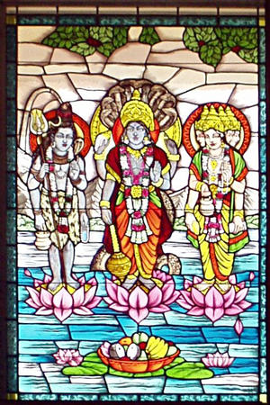 Fensterbild im Lakshmitempel