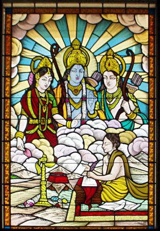 Fensterbild im Lakshmitempel