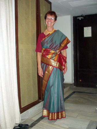 Saree-Anprobe