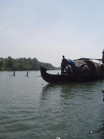backwater trip -- houseboat