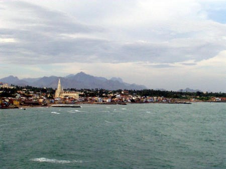 Kaniyakumari from the sea