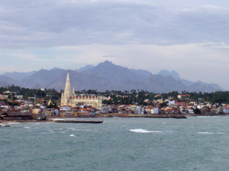 Kaniyakumari from the sea