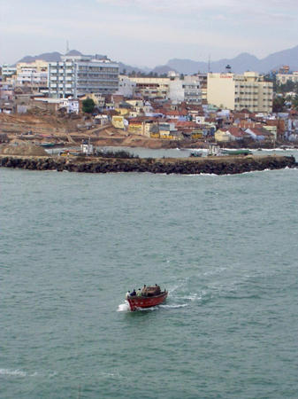 Kaniyakumari from the sea