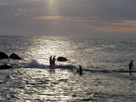 waiting for sunset