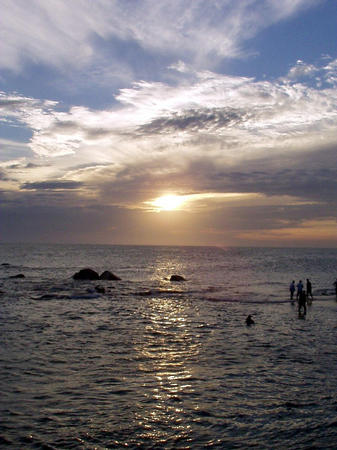waiting for sunset