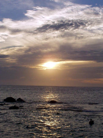 waiting for sunset
