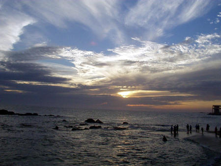 waiting for sunset