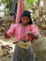 Coir rope making