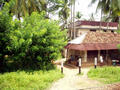 farms and buildings along the railroad