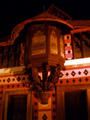 At night at the museum palace