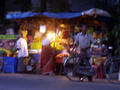 night scene on the road