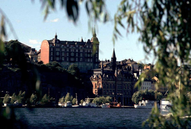 Kurz vor Weiterfahrt in Stockholm