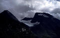 Blick auf die Akka Gletscher 