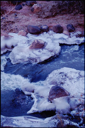 Vereiste Steine im Capitol Reef